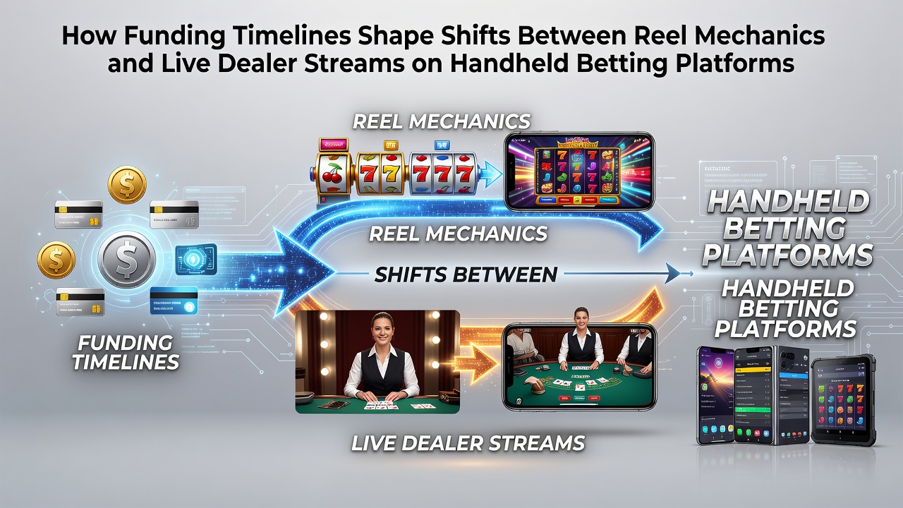 Darstellung mobiler Wettplattformen mit Walzen- und Live-Dealer-Optionen sowie Transaktionsanzeigen