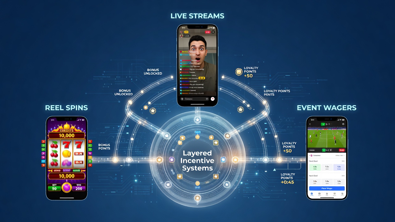 Visualisierung von Spielerpfaden durch Anreizsysteme auf mobilen Geräten mit Walzen, Streams und Wetten