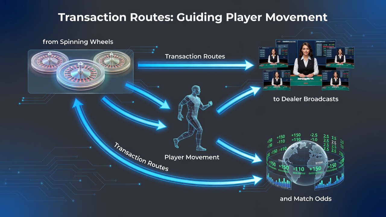 Visualisierung der Verbindung zwischen mobilen Transaktionen und Wettquoten in hybriden Plattformen